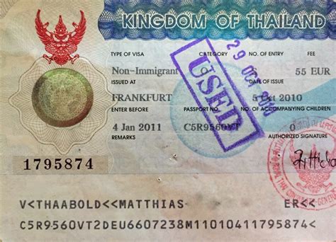 thailand visum für deutsche